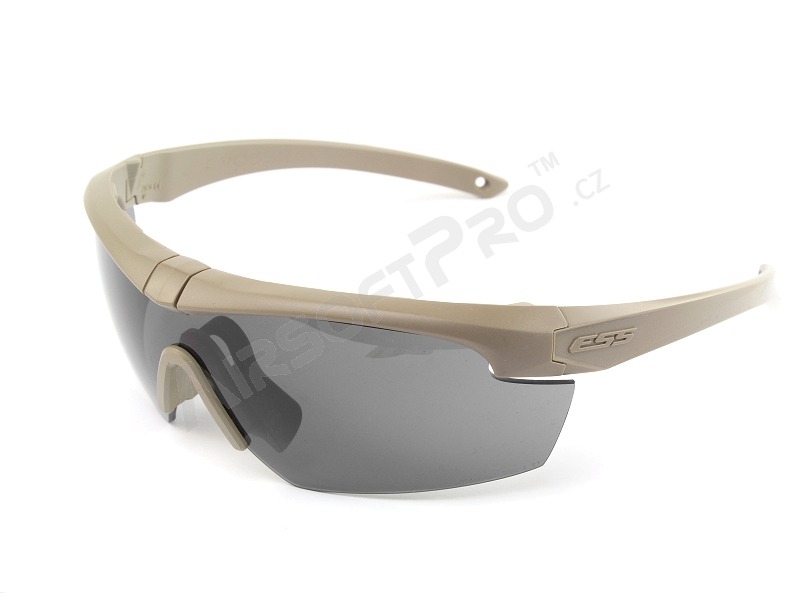 Gafas Crosshair 3LS TAN con resistencia balística - transparente, gris, amarillo [ESS]