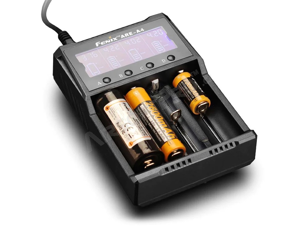 Cargador ARE-A4 para batería de Li-ion, NiMH [Fenix]