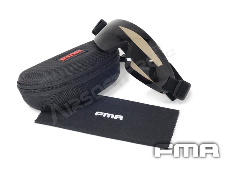 Gafas de protección Low Profile Negro - Bronce [FMA]