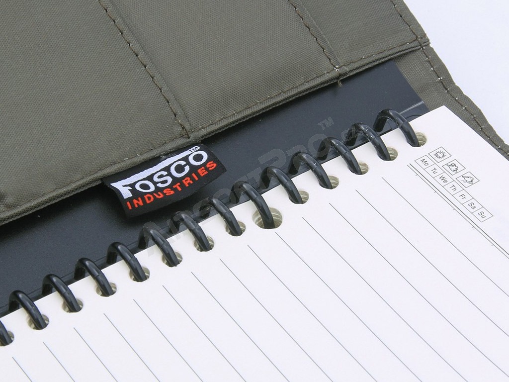 Cuaderno outdoor/táctico acolchado grande (A5) - Gris oscuro [Fosco]