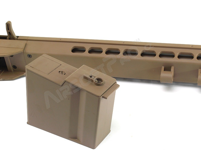Airsoft sniper puška M82 (LT-20) + puškohled 3-9x40, TAN [Lancer Tactical]