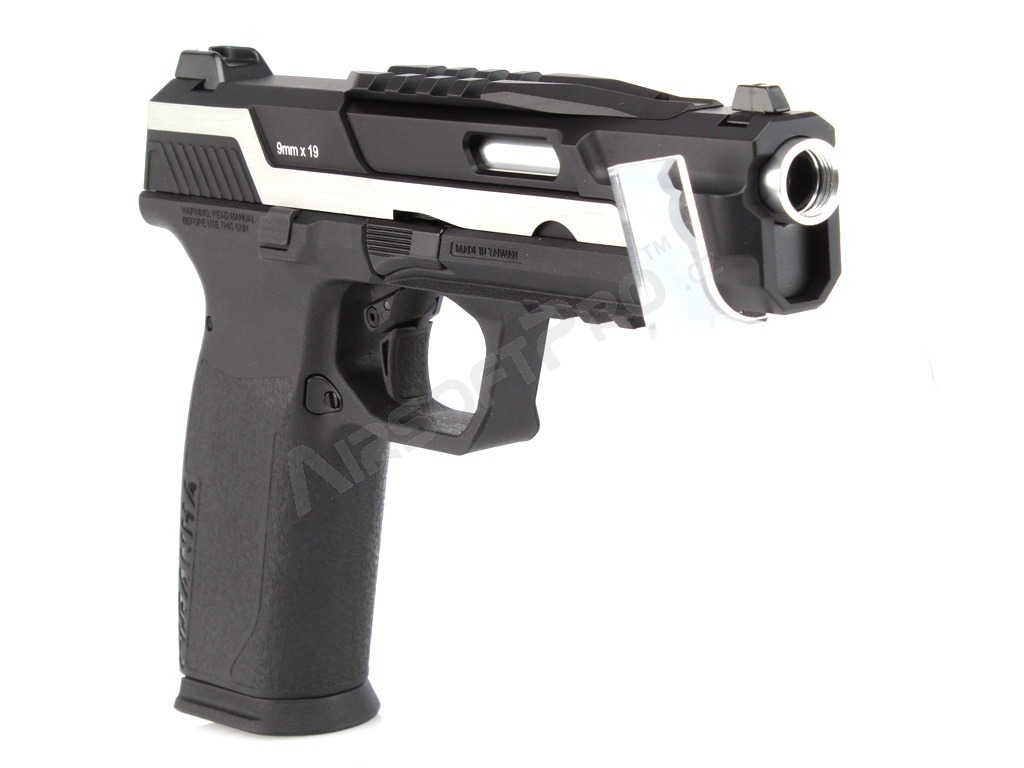 Airsoftová pistole Piranha TR, plyn, blowback (GBB) - Dual Tone [G&G]