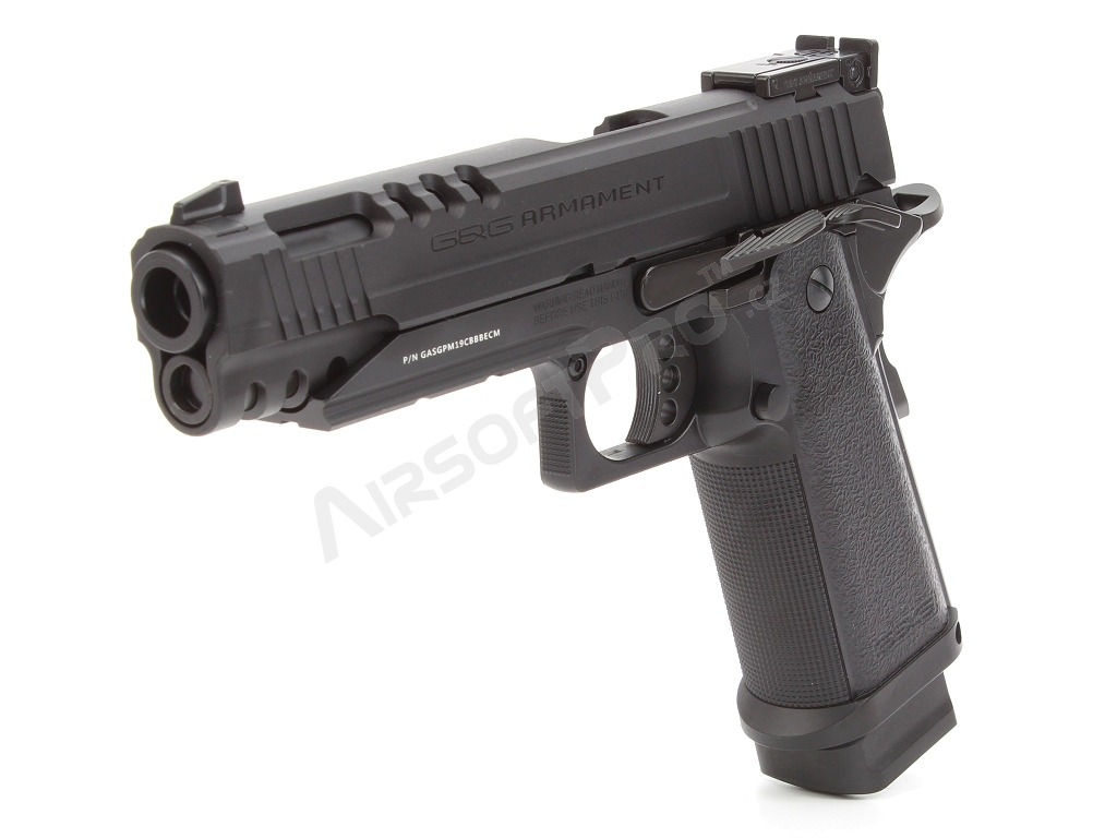 Airsoft pistol GPM1911 CP, full metal, gas blowback (GBB) - black [G&G]