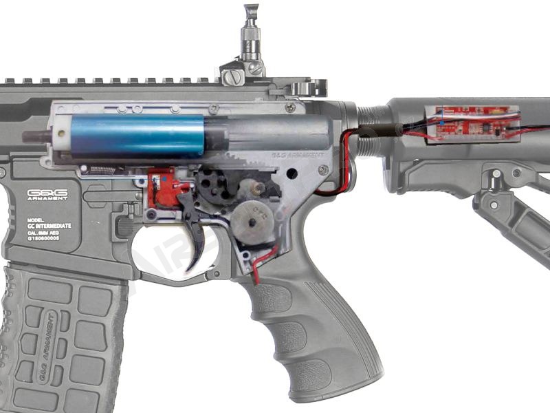 Airsoftová zbraň GC16 Predator, celokov, elektronická spoušť - Coyote Brown [G&G]