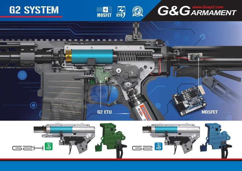Airsoftová zbraň TR16 MBR 556WH - Advanced, G2 Technology, celokov, elektronická spoušť [G&G]
