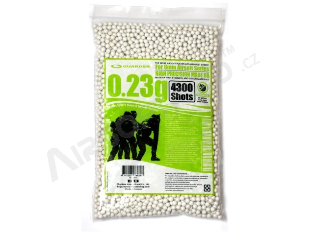 Airsoft BBs Guarder 0,23g 4300pcs - white [Guarder]
