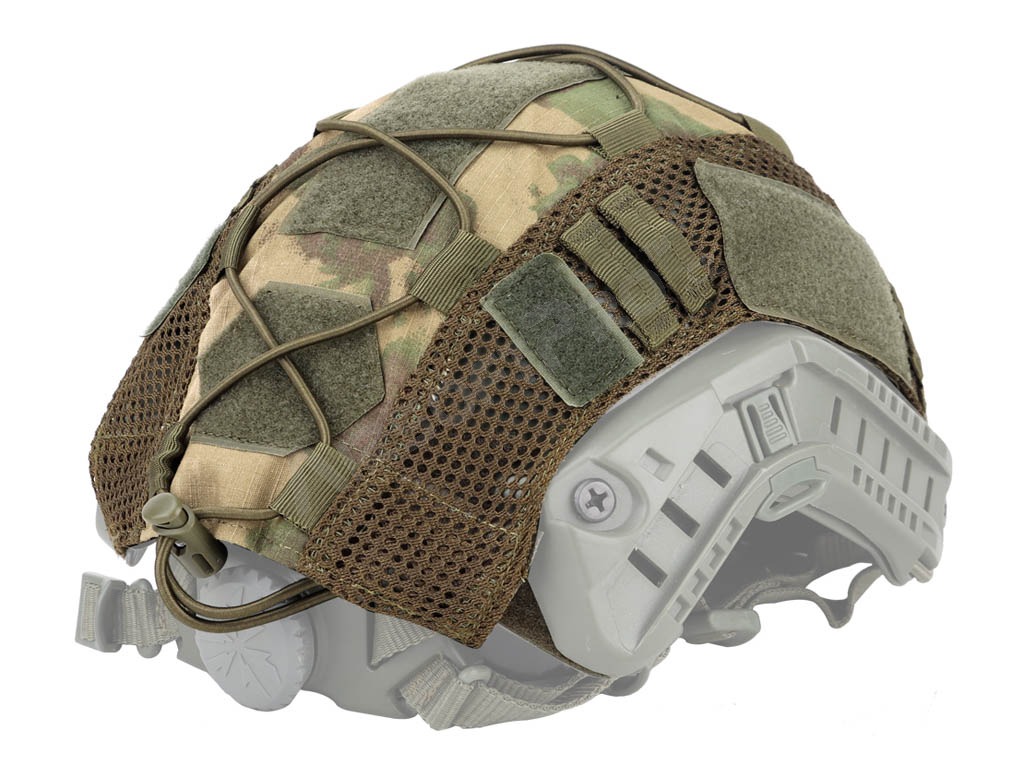 Funda de casco FAST con cordón elástico - A-TACS FG [Imperator Tactical]