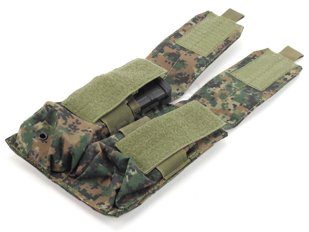 Bolsa de almacenamiento doble para cargadores M4/16 - Digital Woodland [Imperator Tactical]