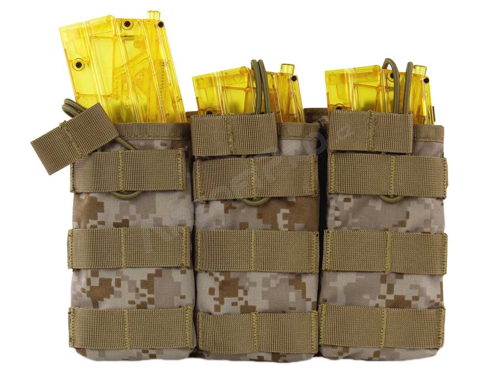 Bolsa de almacenamiento triple para cargadores M4/16 - AOR1 [Imperator Tactical]
