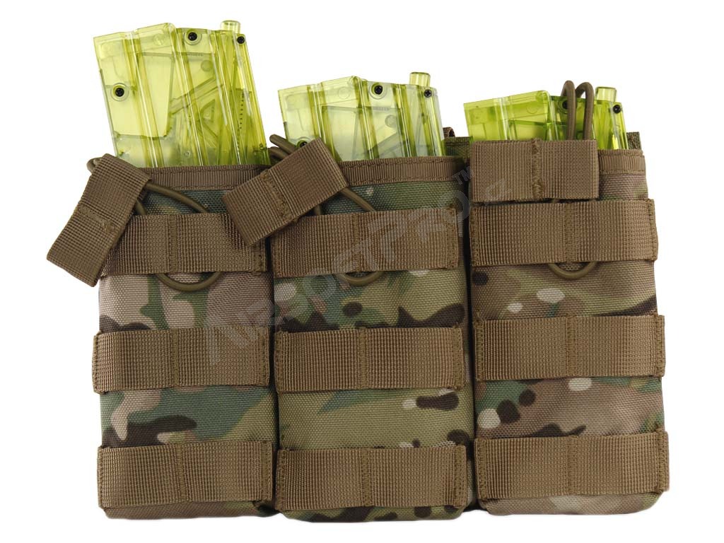 Bolsa de almacenamiento triple para cargadores M4/16 - Multicam [Imperator Tactical]