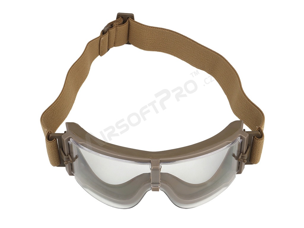 Gafas tácticas ATF TAN - transparentes, ahumadas, amarillas [Imperator Tactical]