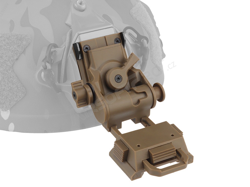 L4G24 soporte de casco para PVS15/18 NVG, versión de plástico - TAN [Imperator Tactical]