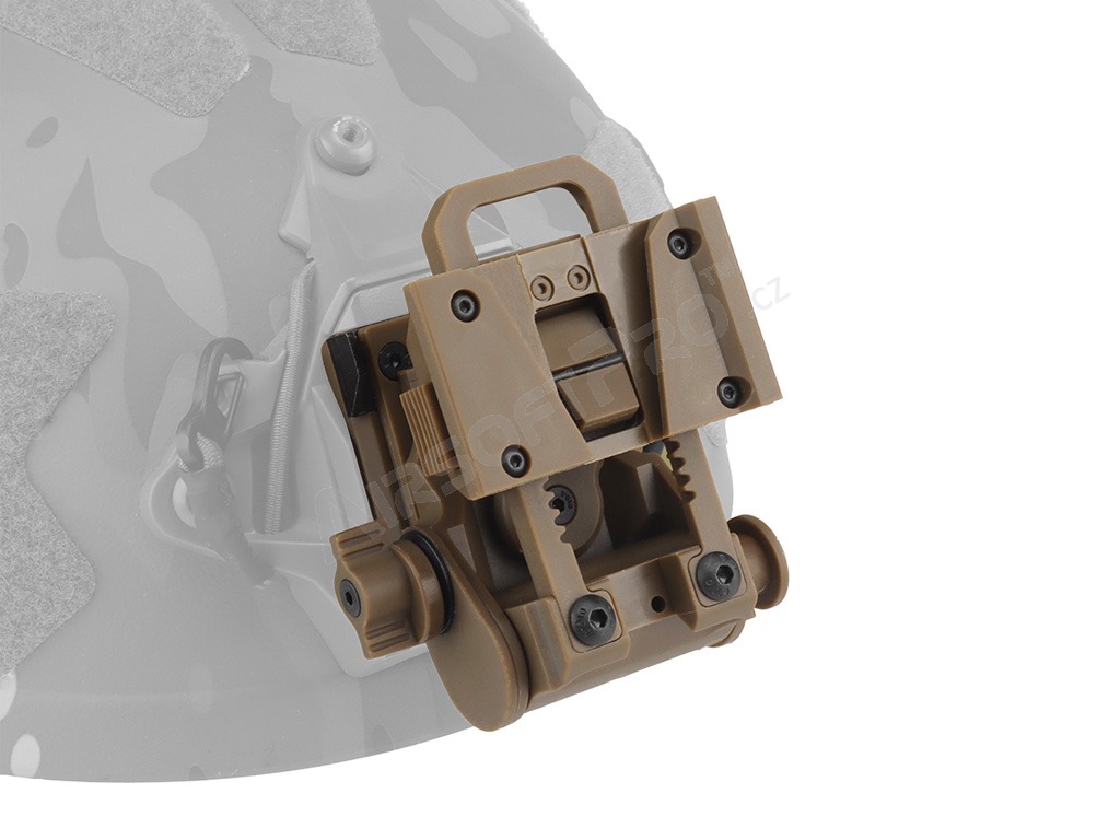 L4G24 soporte de casco para PVS15/18 NVG, versión de plástico - TAN [Imperator Tactical]