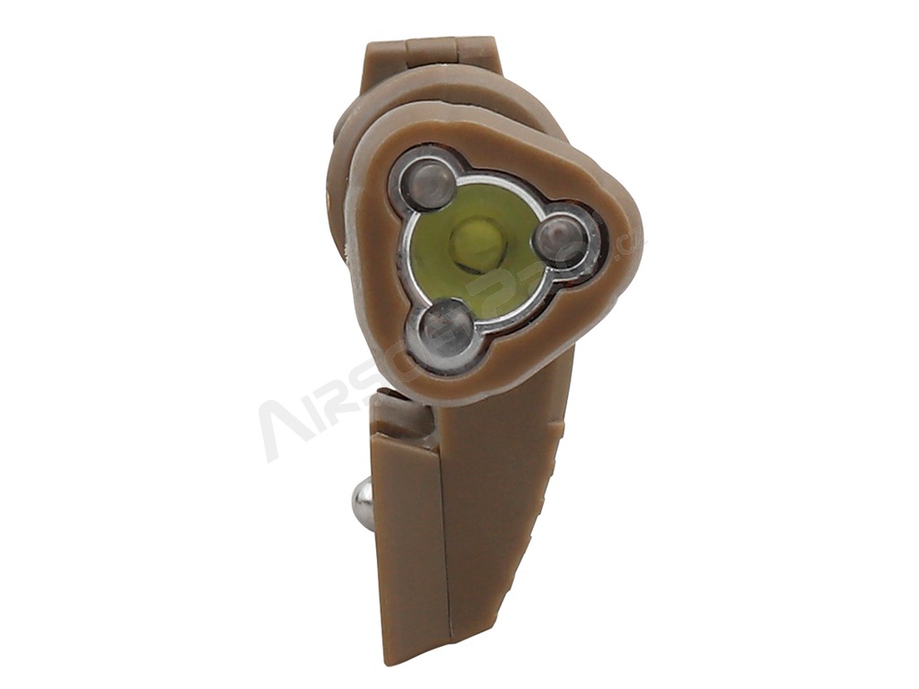 Linterna LED MPLS CHARGE con soporte para casco - TAN
 [Imperator Tactical]