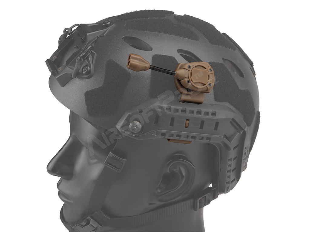 MPLS SWITCH Linterna LED con soporte para casco - TAN
 [Imperator Tactical]