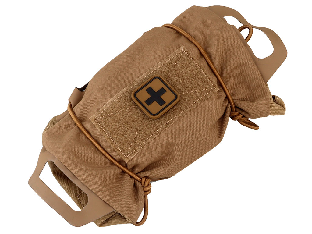 thumbnail image 2 of 24-Piece Coyote Brown Combat IFAK - FULLY STOCKED - Large Trauma First Aid Kit 2 of 5
