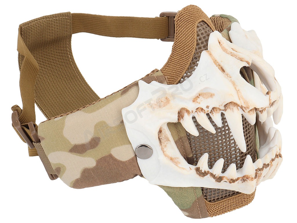 Máscara Tactical Glory con colmillos 3D (ver. actualiz.) - Multicam
 [Imperator Tactical]
