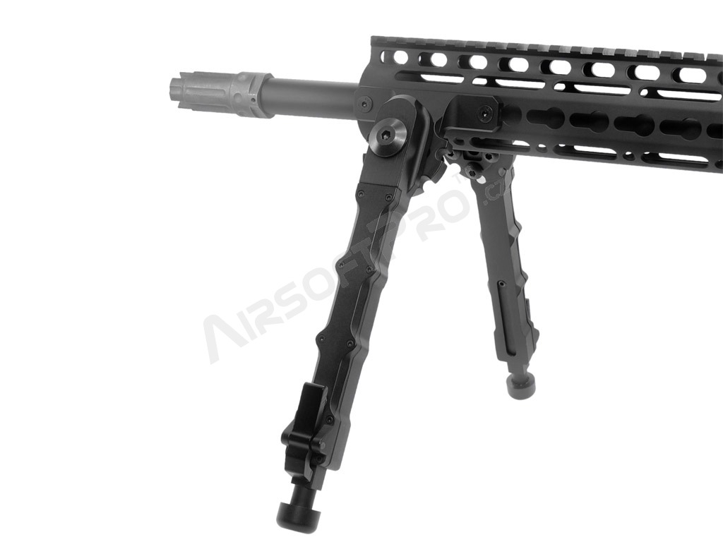 Bípode de montaje lateral Accutac SR-5 con soporte KeyMod / M-LOK [JJ Airsoft]