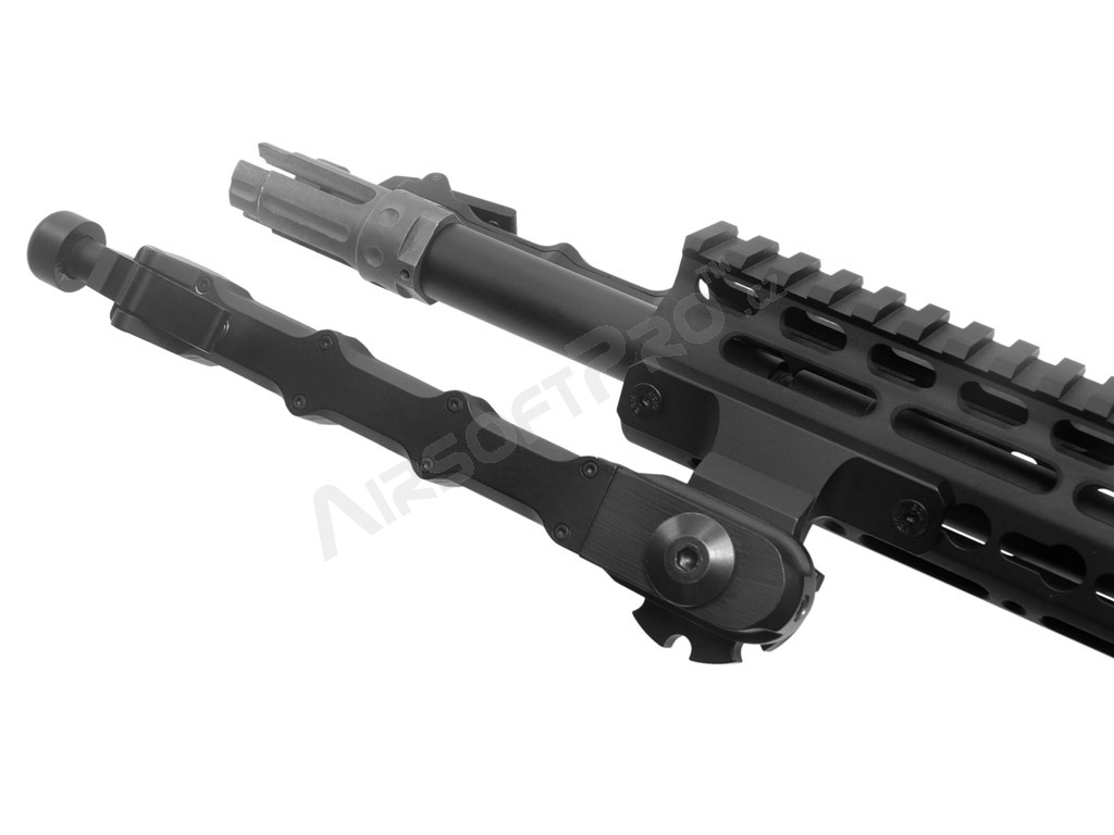 Bípode de montaje lateral Accutac SR-5 con soporte KeyMod / M-LOK [JJ Airsoft]