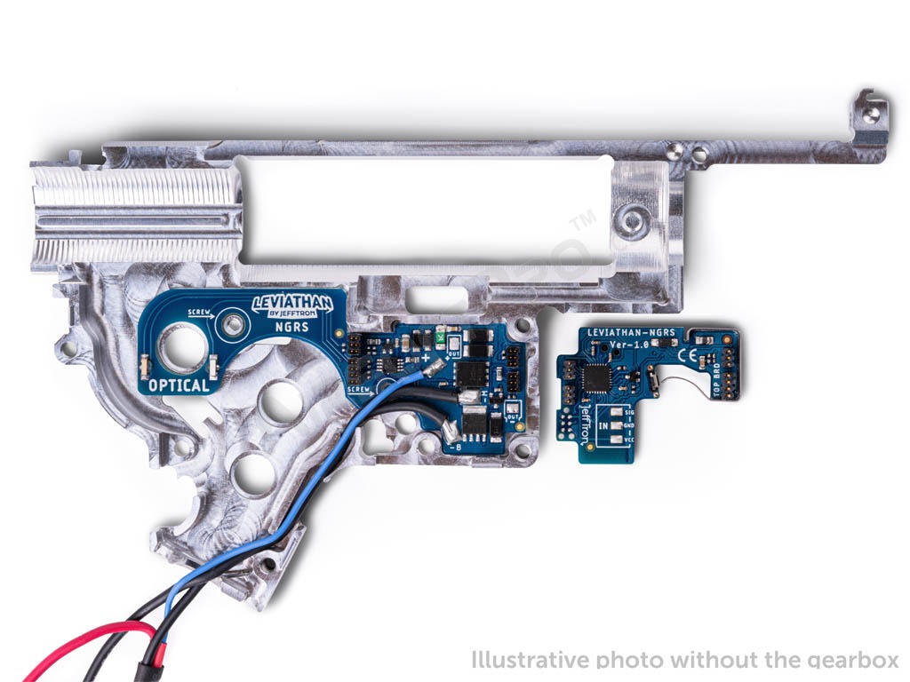 Unidad de disparo del procesador Leviathan NGRS Óptico, Inalámbrico - cableado a stock [JeffTron]