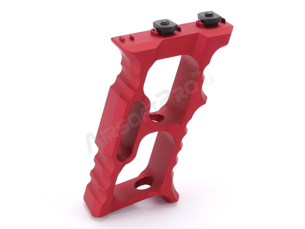 Empuñadura TD minivert CNC para montaje KeyMod / M-LOK - rojo [JJ Airsoft]