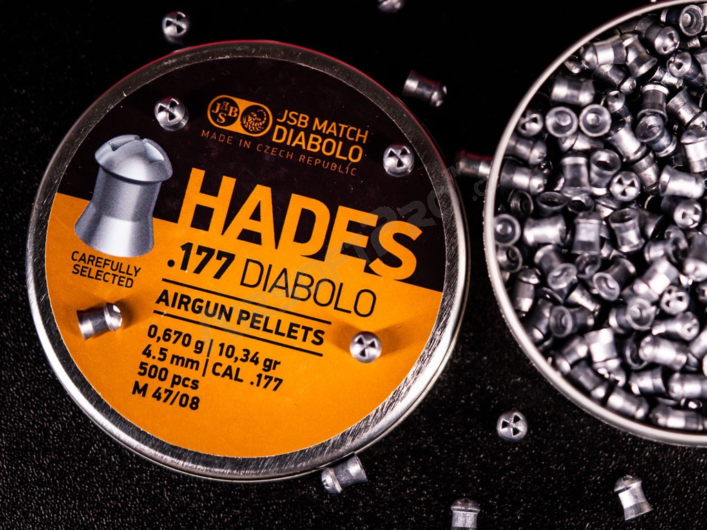 Diabolos HADES 4,50mm (cal .177) / 0,670g - 500pcs [JSB Match Diabolo]