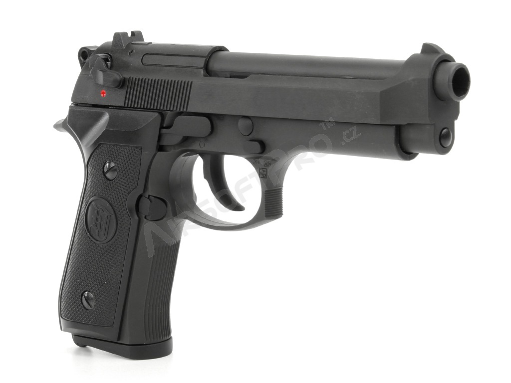 Airsoftová pistole M9 HW, plyn blowback - černá [KJ Works]