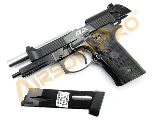 Airsoftová pistole M9 A1 Elite IA - celokov, blowback - CO2 [KJ Works]