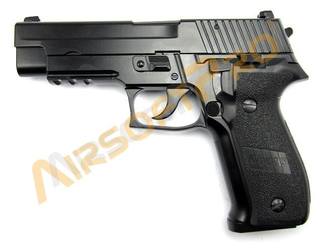 Airsoftová pistole KP-01 (P226) - plyn, celokov, BlowBack [KJ Works]