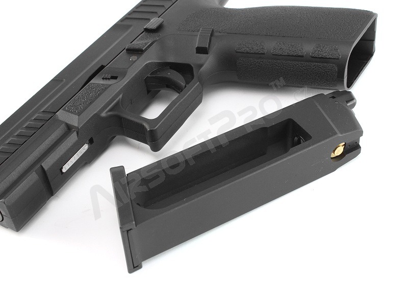 Airsoftová pistole KP-13, kovový závěr, blowback, CO2 - černá [KJ Works]