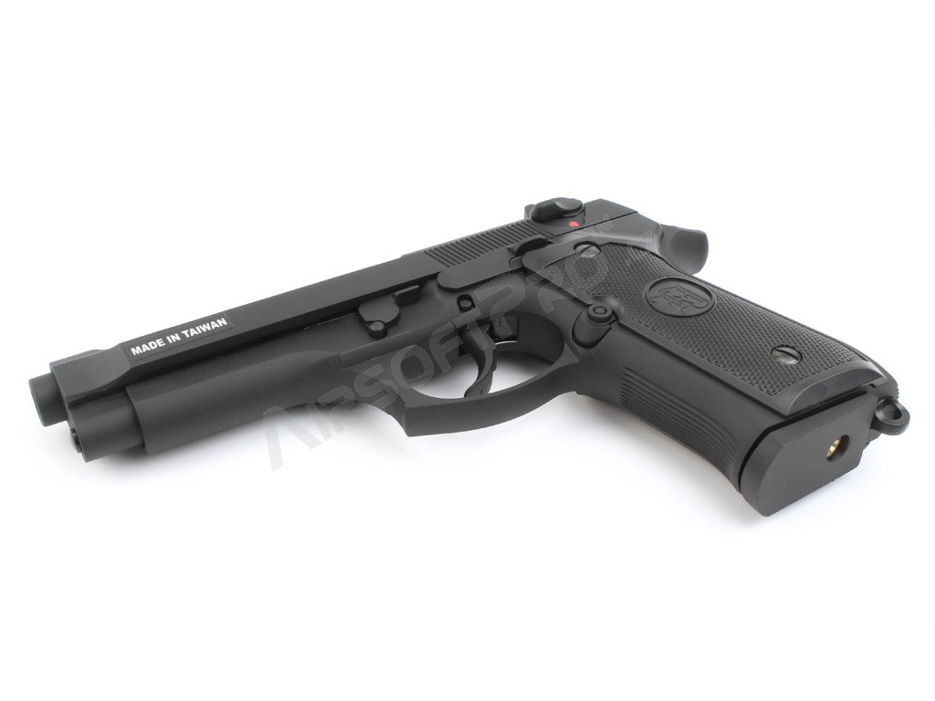 Airsoftová pistole M9, celokov, plyn blowback - černá [KJ Works]