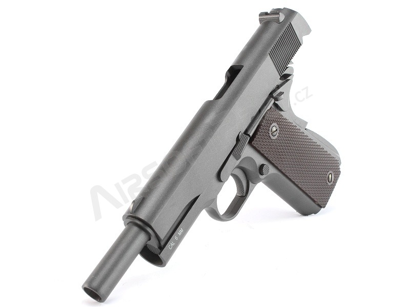 Pistola de airsoft 1911 CO2, full metal, blowback - negra [KWC]