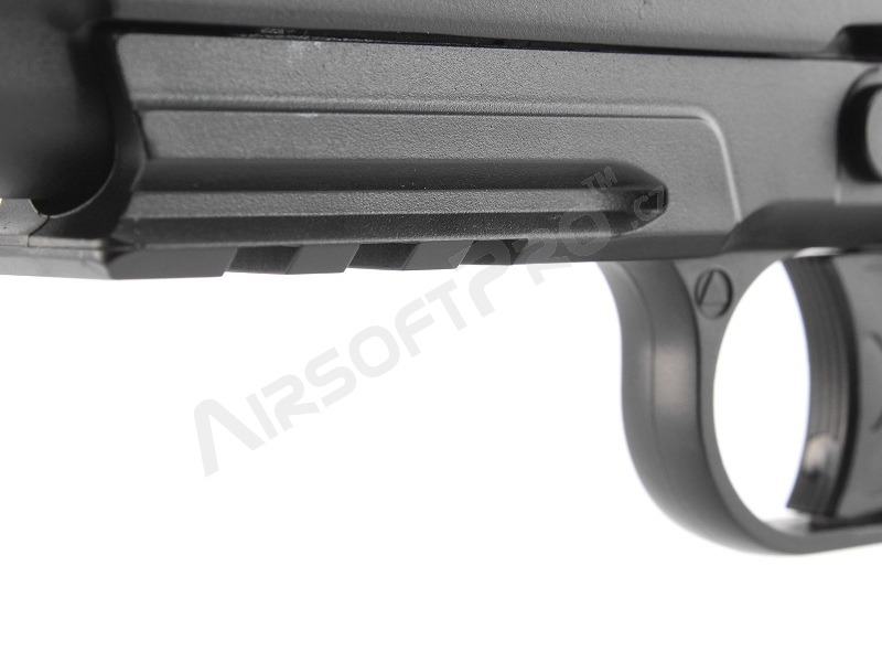 Airsoft pistol 1911 GSR CO2, metal slide, non-blowback - black [KWC]