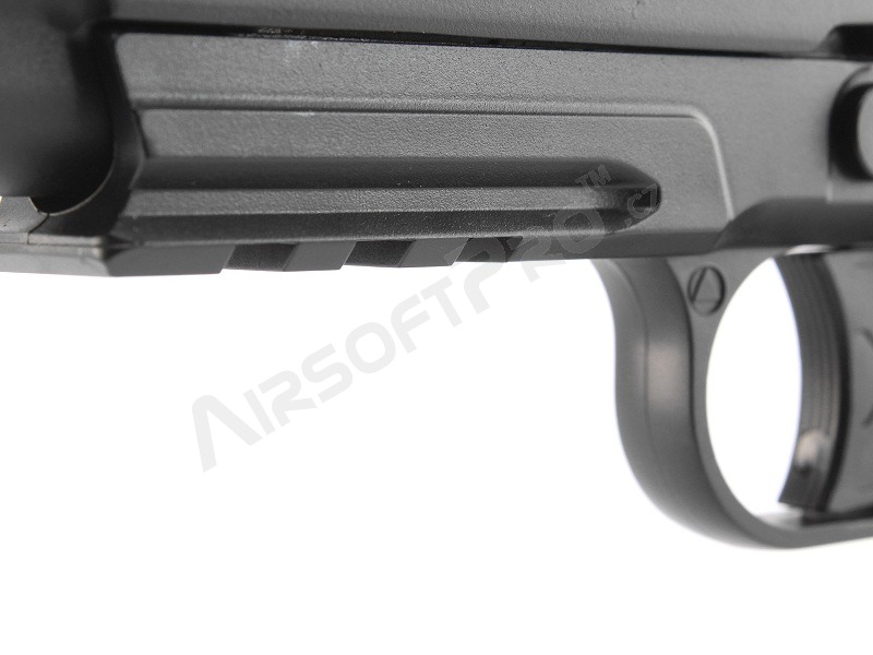 Pistola de airsoft 1911 GSR CO2, corredera metálica, sin retroceso - negra [KWC]