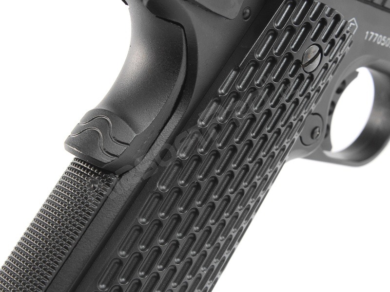 Pistola de airsoft 1911 M.E.U. CO2 blowback, full metal, blowback - negro [KWC]