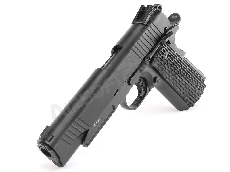 Pistola de airsoft 1911 M.E.U. CO2 blowback, full metal, blowback - negro [KWC]