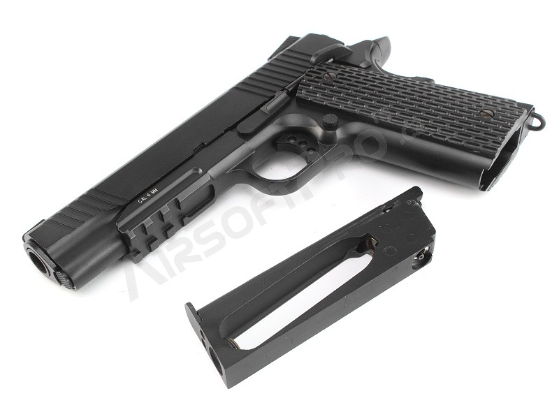 Pistola de airsoft 1911 M.E.U. CO2 blowback, full metal, blowback - negro [KWC]