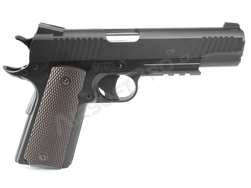 Airsoftová pistole CQBP M45A1 CO2 , kovový závěr, non-blowback - černá [KWC]
