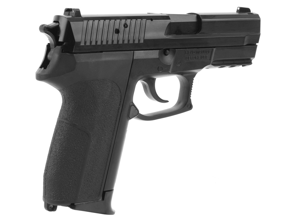 Pack Airsoft Z-2022 - Pistolet à Billes 6mm, Puissance 0.5 Joules, Avec Cible Et Billes - Couleur Noir