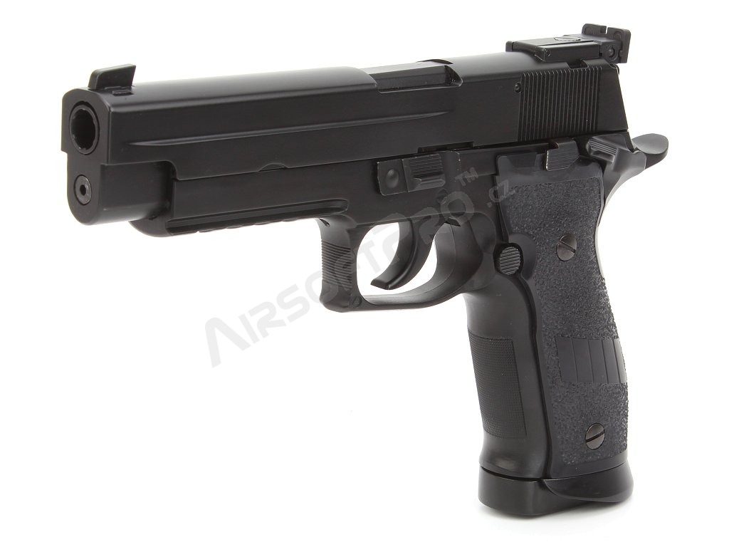 Airsoftová pistole P226-S5 CO2, celokov, blowback - černá [KWC]