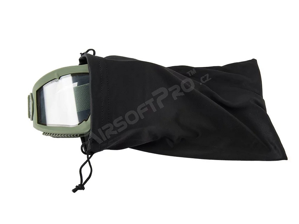 Máscara de airsoft AERO Series Thermal, OD - transparente [Lancer Tactical]