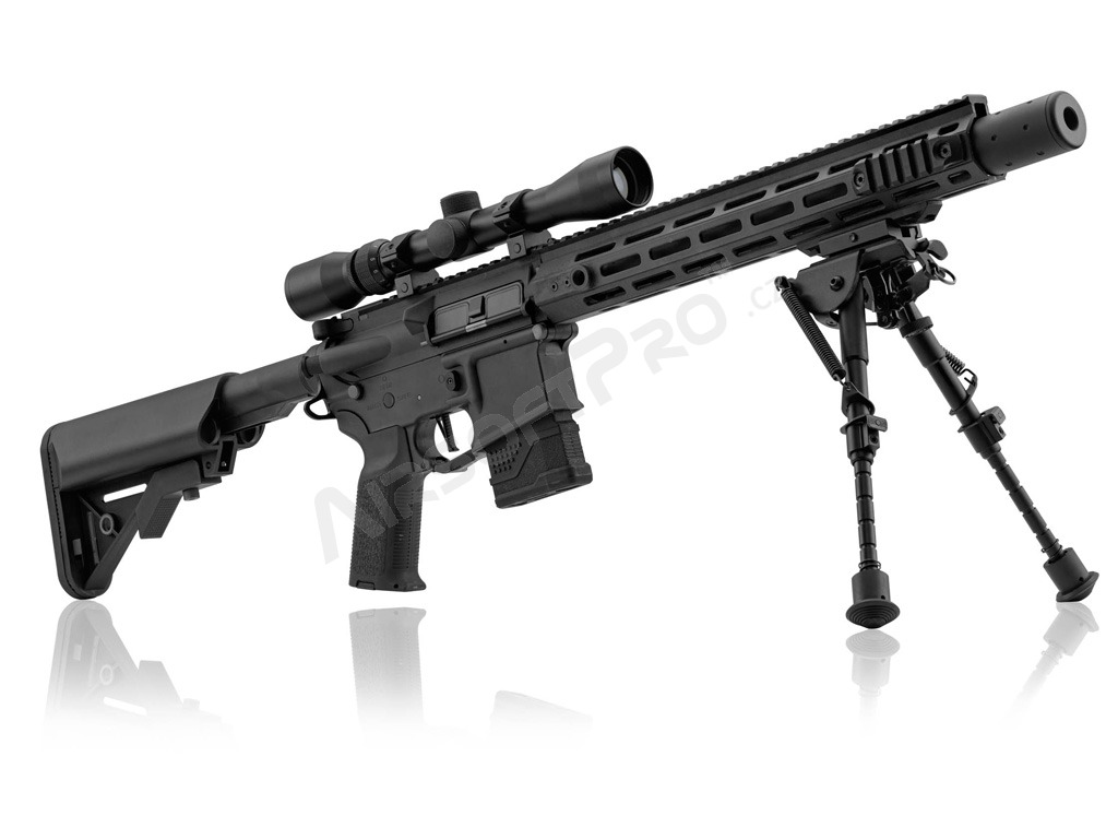 Rifle airsoft LT-32 DMR (Gen.2) visor bípode 2x mag - negro [Lancer Tactical]