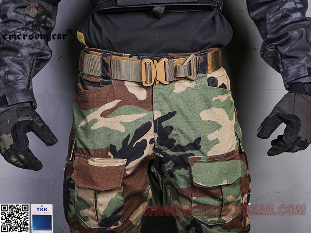 Pantalones de combate G3 - Woodland, talla M (32) [EmersonGear]