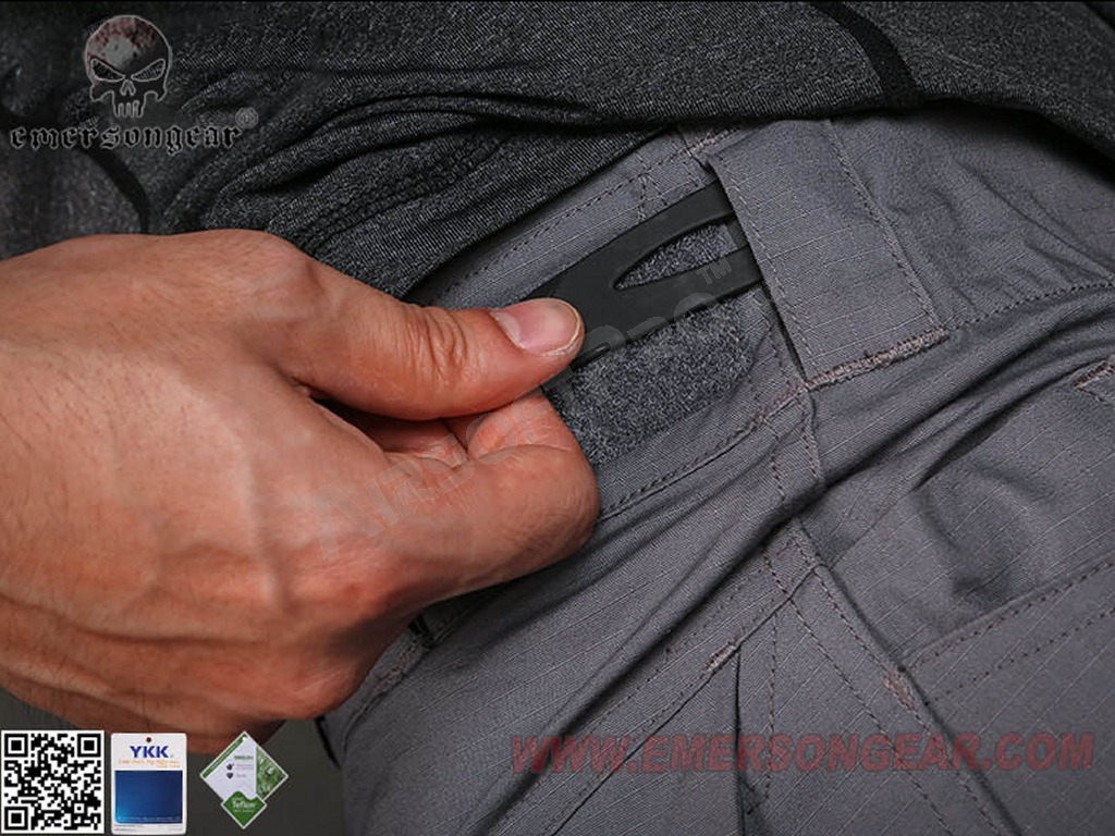 Pantalones tácticos E4 - gris lobo, talla M (32) [EmersonGear]