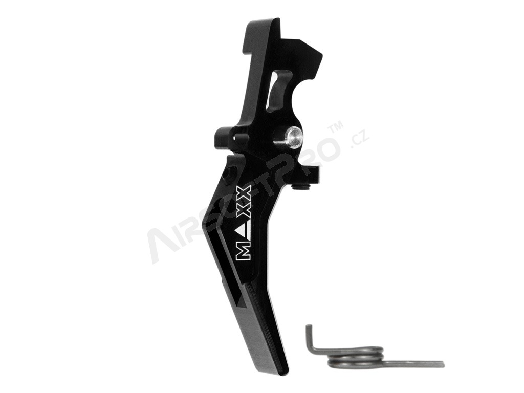 CNC Aluminum Advanced Speed Trigger (Style B) for M4 - black [MAXX Model]