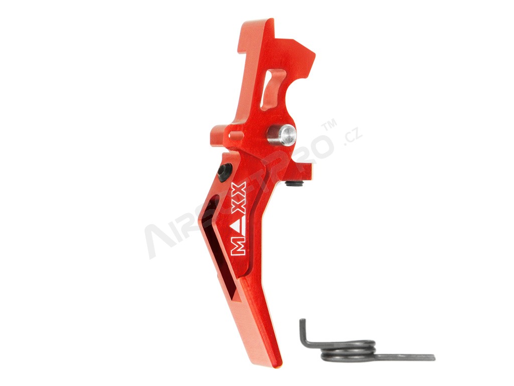 CNC Aluminum Advanced Speed Trigger (Style B) for M4 - red [MAXX Model]