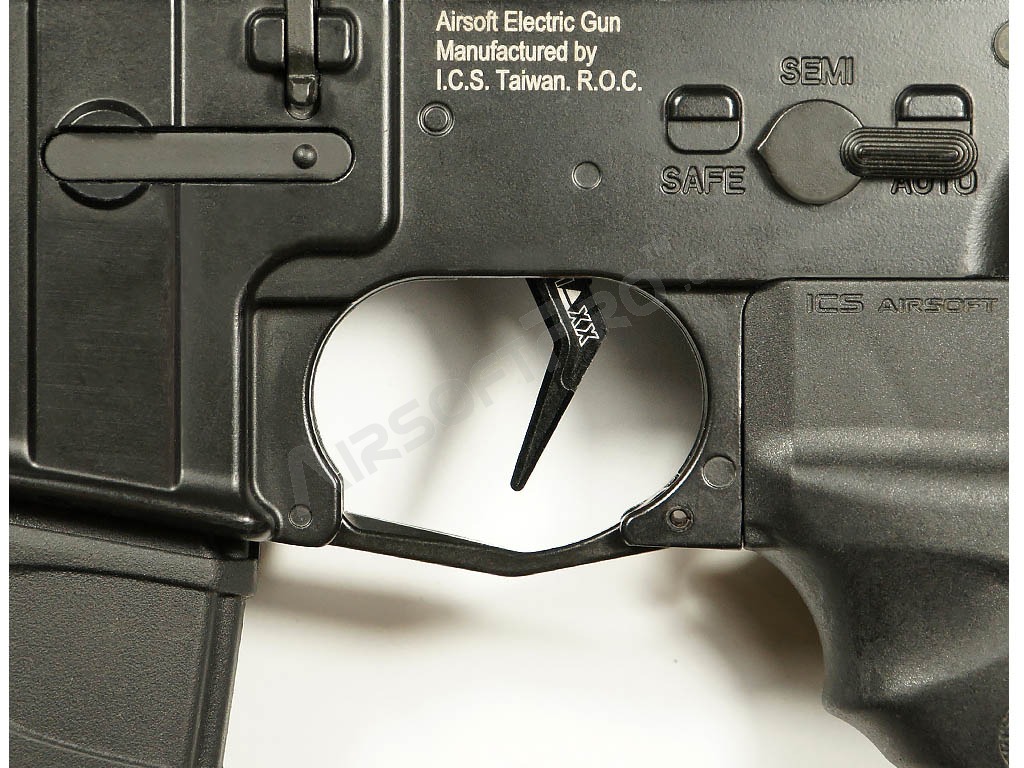 CNC Aluminum Advanced Trigger (Style A) for M4 - black [MAXX Model]