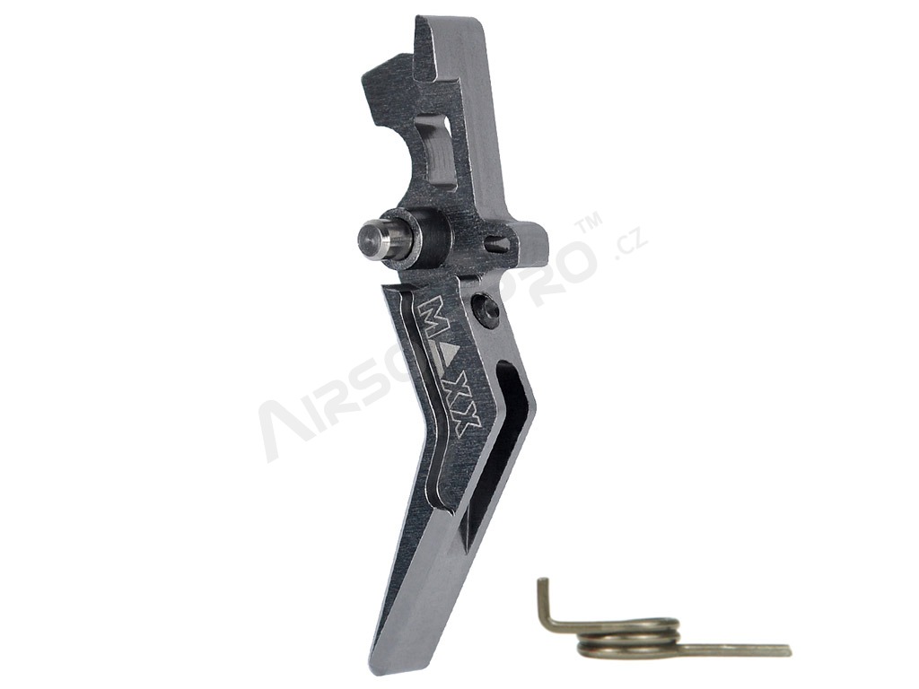 CNC Aluminum Advanced Trigger (Style A) for M4 - titan [MAXX Model]