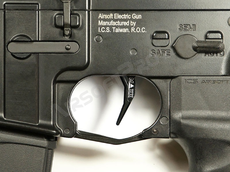 CNC Aluminum Advanced Trigger (Style C) for M4 - black [MAXX Model]
