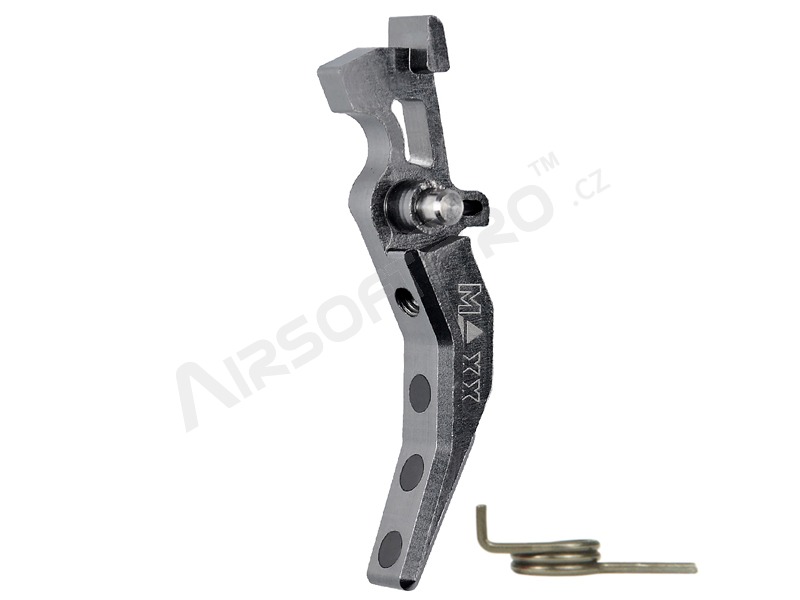 CNC Aluminum Advanced Trigger (Style C) for M4 - titan [MAXX Model]